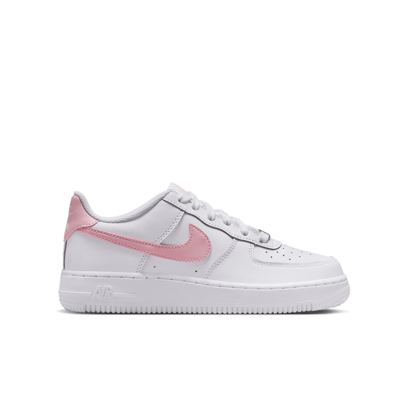 Nike Air Force 1 Big Kids' Shoes1 (GS) 'White/Soft Pink'