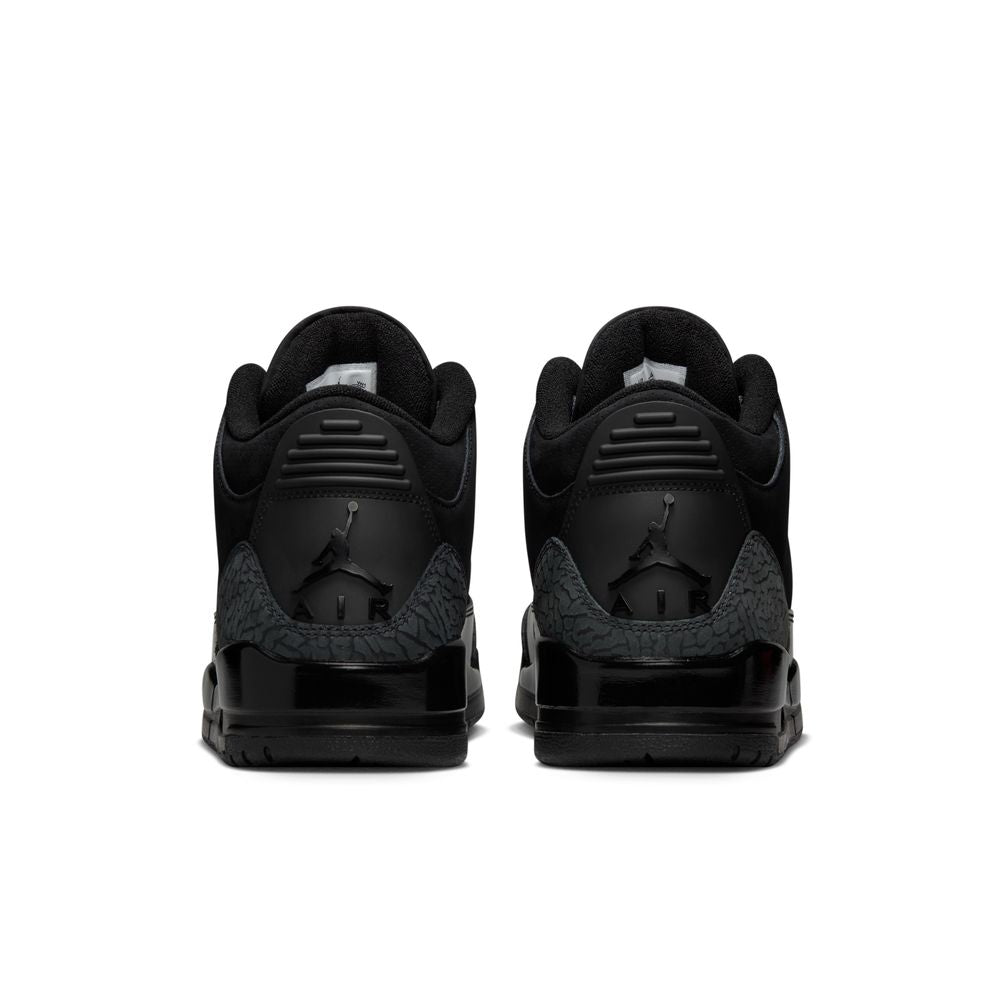 Air Jordan 3 Retro Men's Shoes 'Black Cat' 'Black/Charcoal/White'