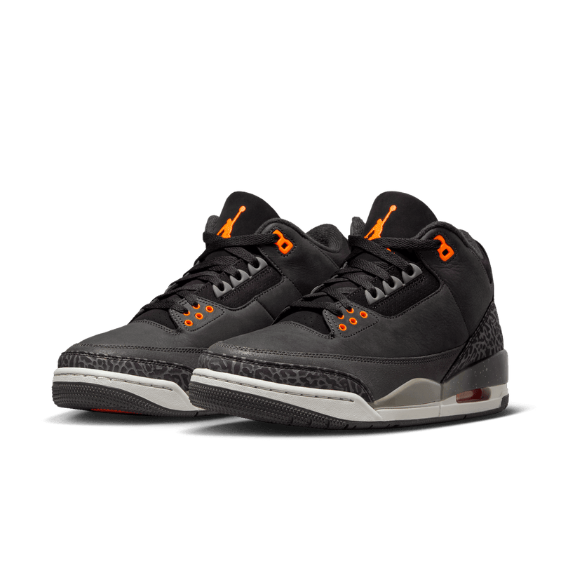 Air Jordan 3 Retro Men's Shoes 'Night Stadium/Orange/Black'