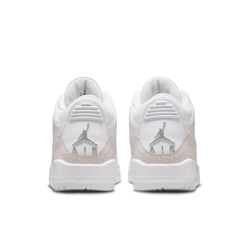 Air Jordan 3 Retro "Pure Money" Men's Shoes 'White/Silver'