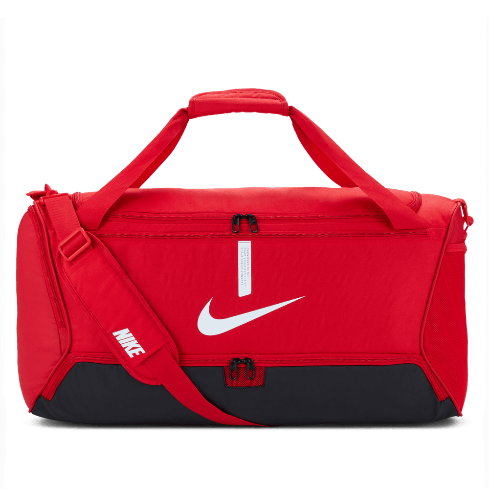 Nike Academy Team Soccer Duffel Bag (Medium, 60L) 'Red/Black/White'