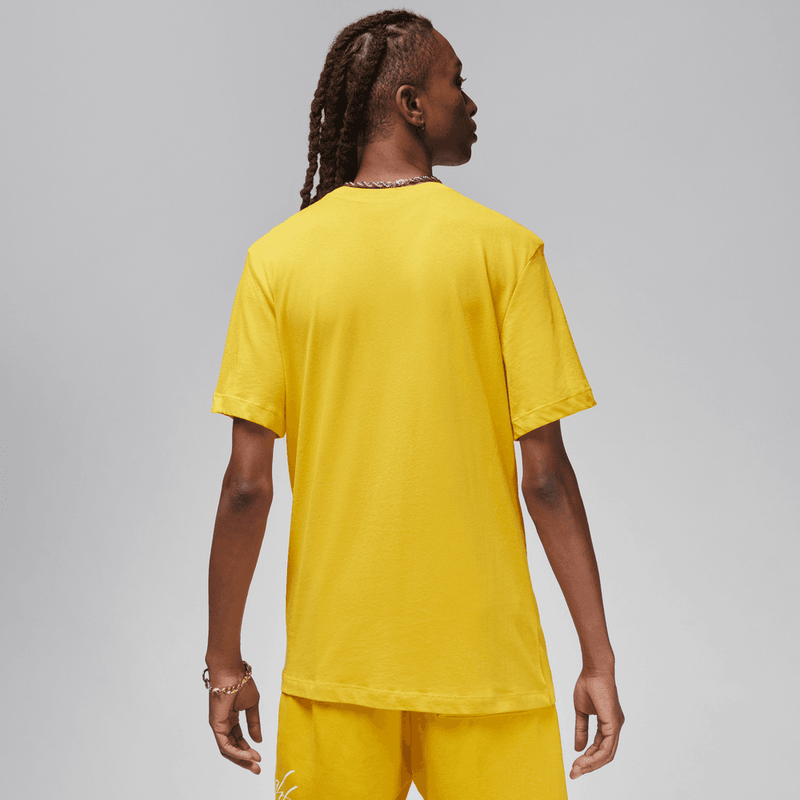 Jordan Jumpman Men's T-Shirt 'Yellow Ochre/White'