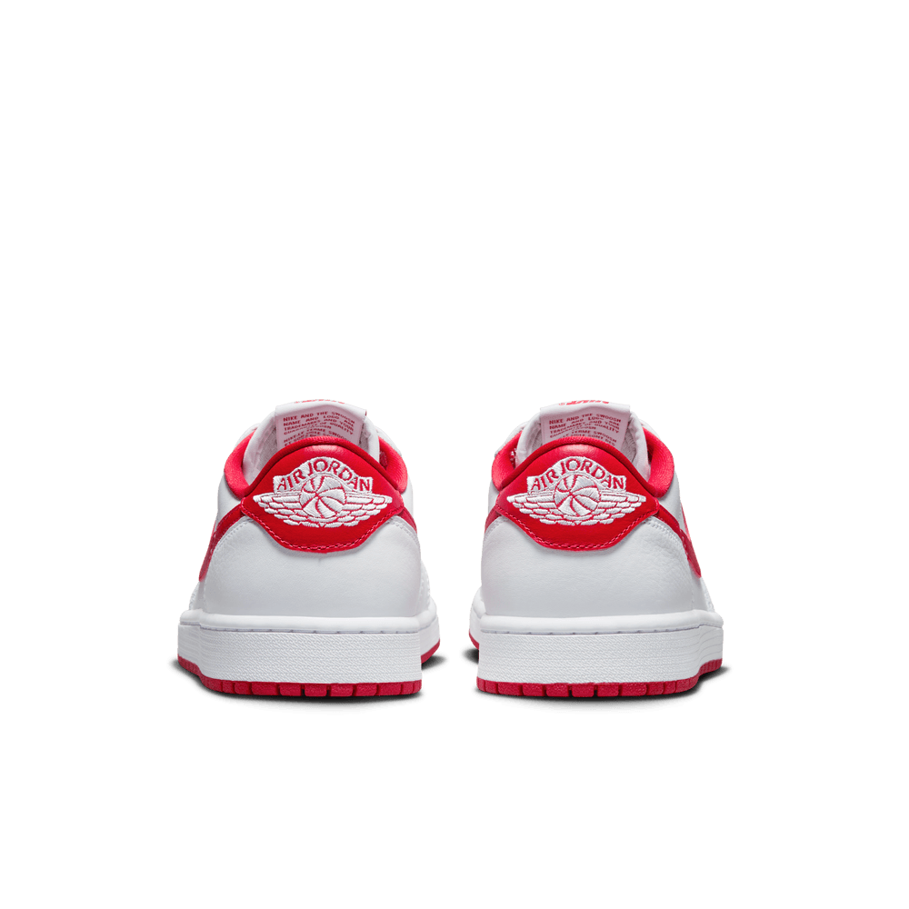 Air Jordan 1 Low OG Shoes 'White/Red'