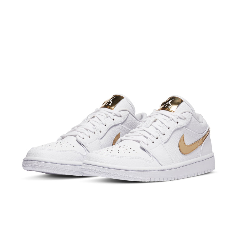 Air Jordan 1 Low SE Women's Shoes 'White/Gold'