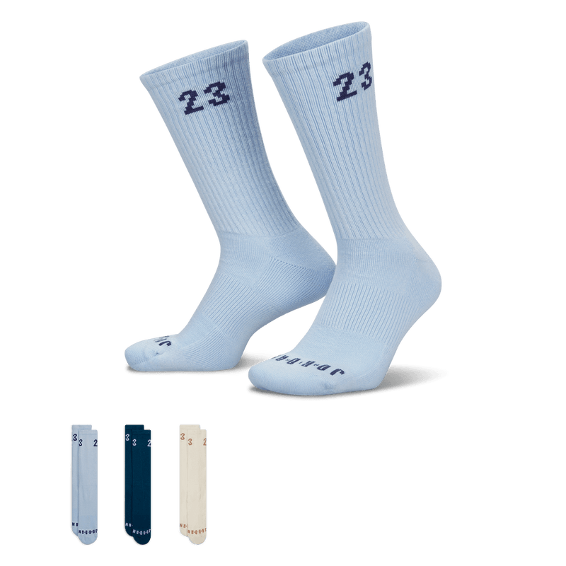 Jordan Essentials Crew Socks (3 Pairs) 'Multi Color'