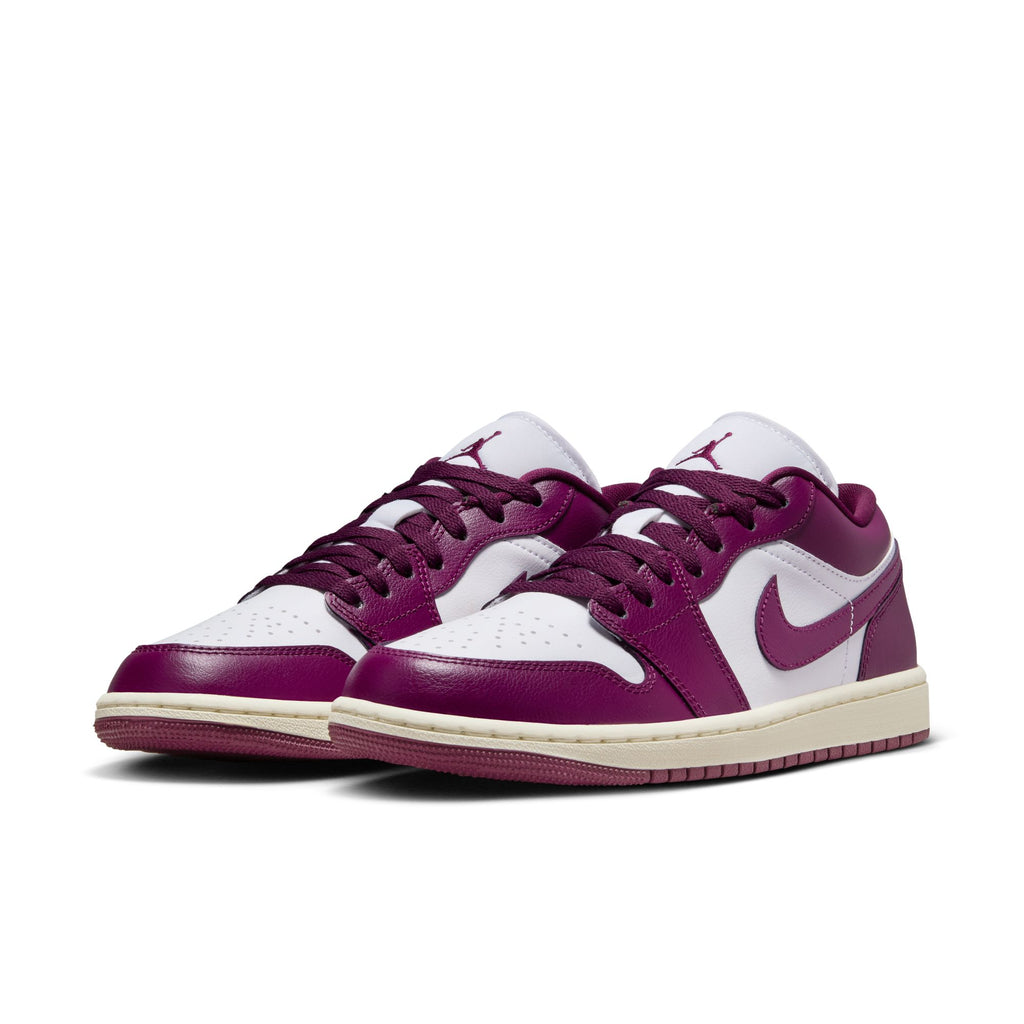 Air Jordan 1 Low Women's Shoes 'White/Bordeaux/Sail'