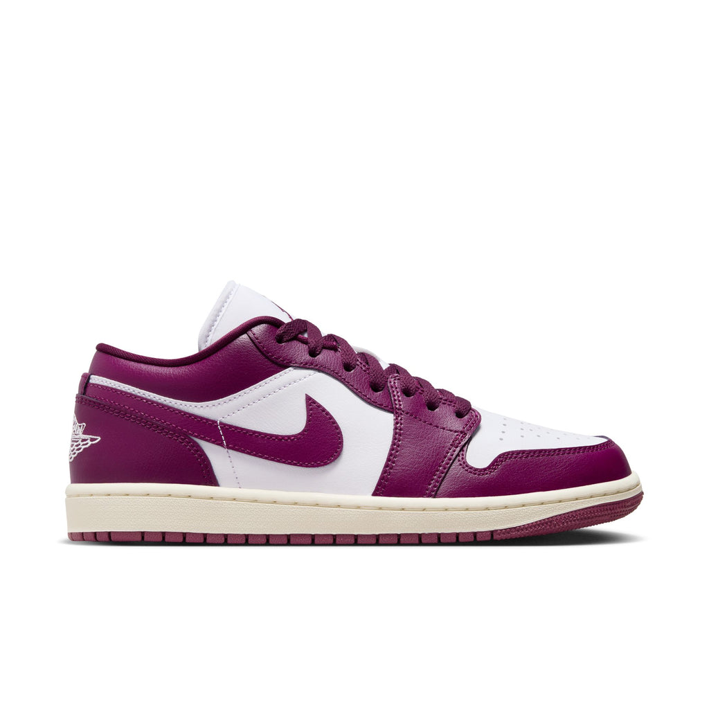 Air Jordan 1 Low Women's Shoes 'White/Bordeaux/Sail'