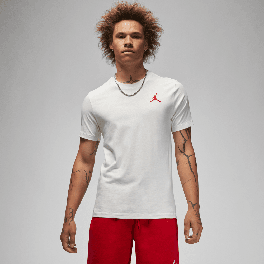 Jordan Jumpman Men's Short-Sleeve T-Shirt 'Sail/Red'
