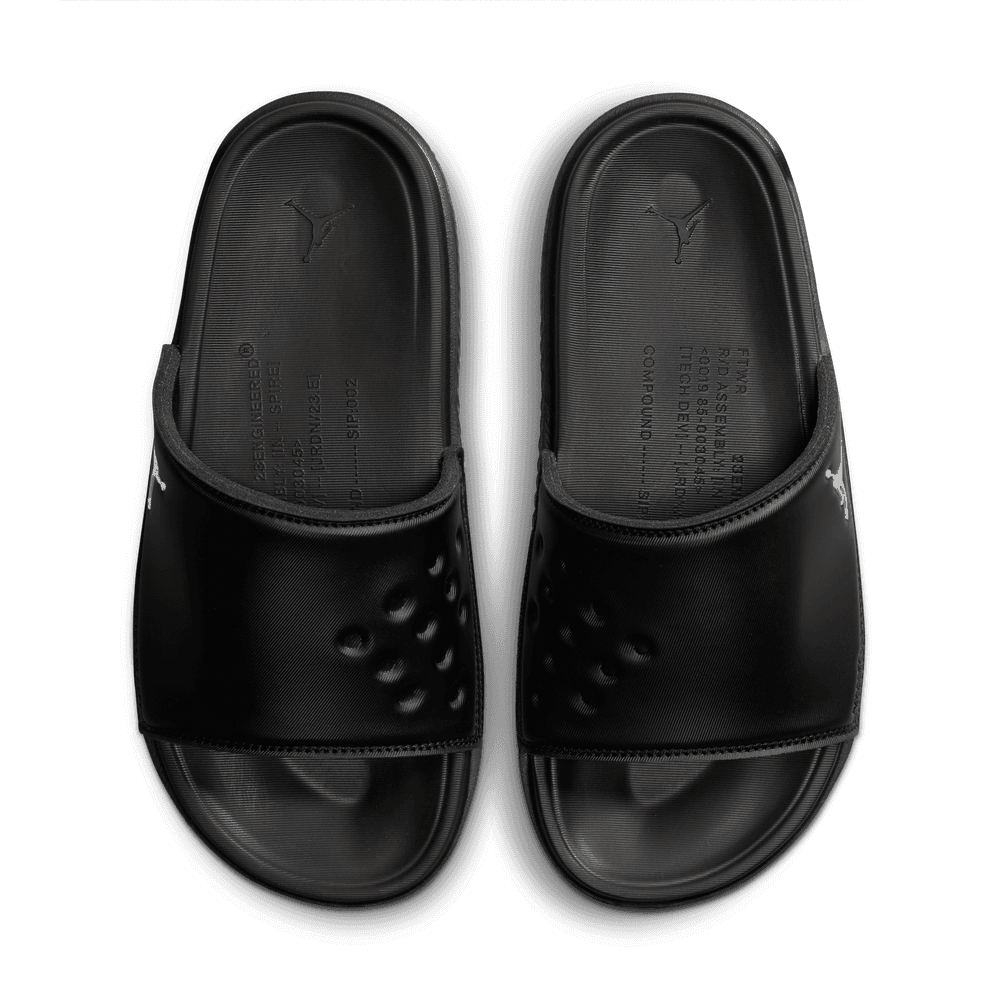 Black jordan slides mens on sale