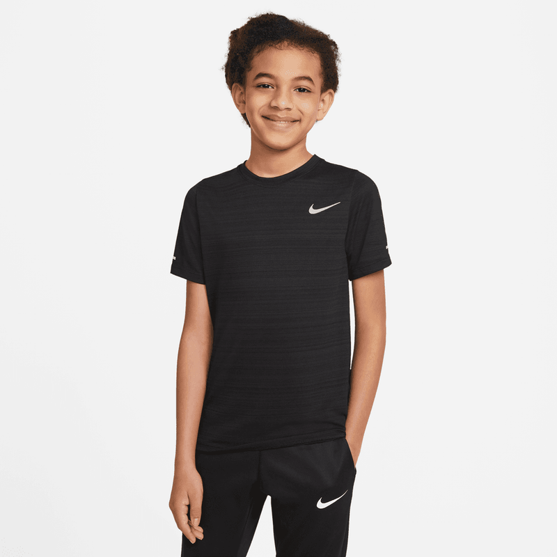Nike Dri-FIT Miler Big Kids' (Boys') Training Top 'Black'