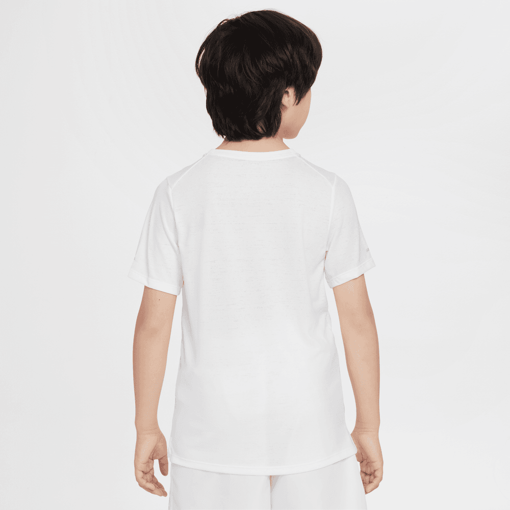 Nike Dri-FIT Miler Big Kids' (Boys') Training Top 'White'