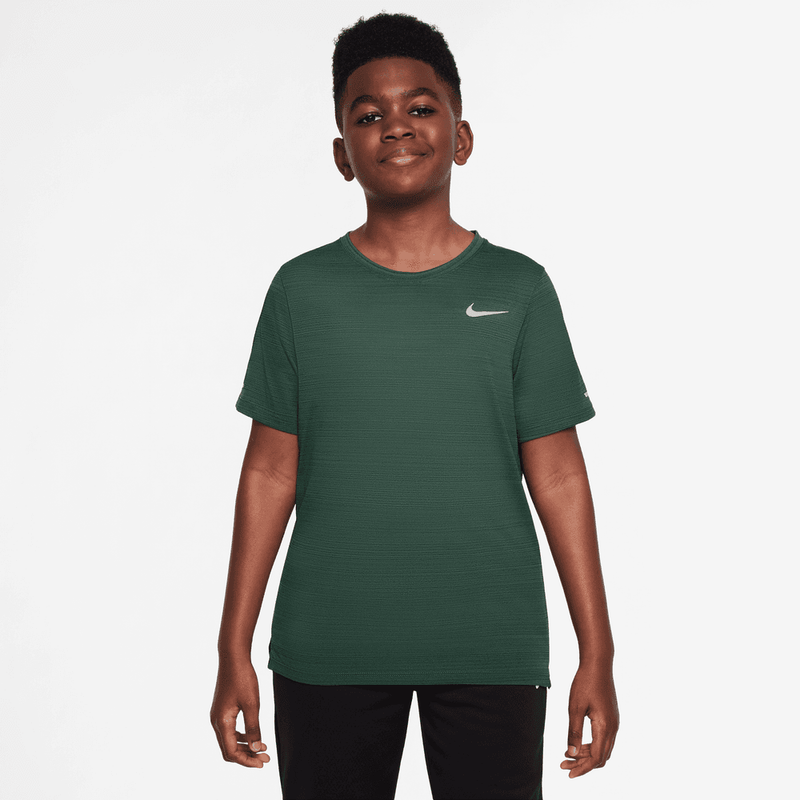 Nike Dri-FIT Miler Big Kids' (Boys') Training Top 'Green'