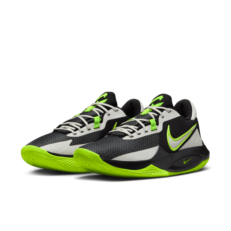 Nike Precision 6 Basketball Shoes 'Black/Volt/Sail'