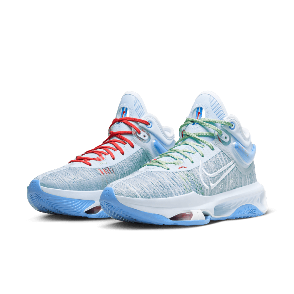 Nike G.T. Jump 2 Men s Basketball Shoes Grey White Blue Bouncewear