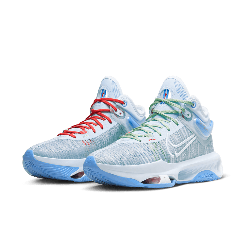 Kd shoes 2025 white and blue