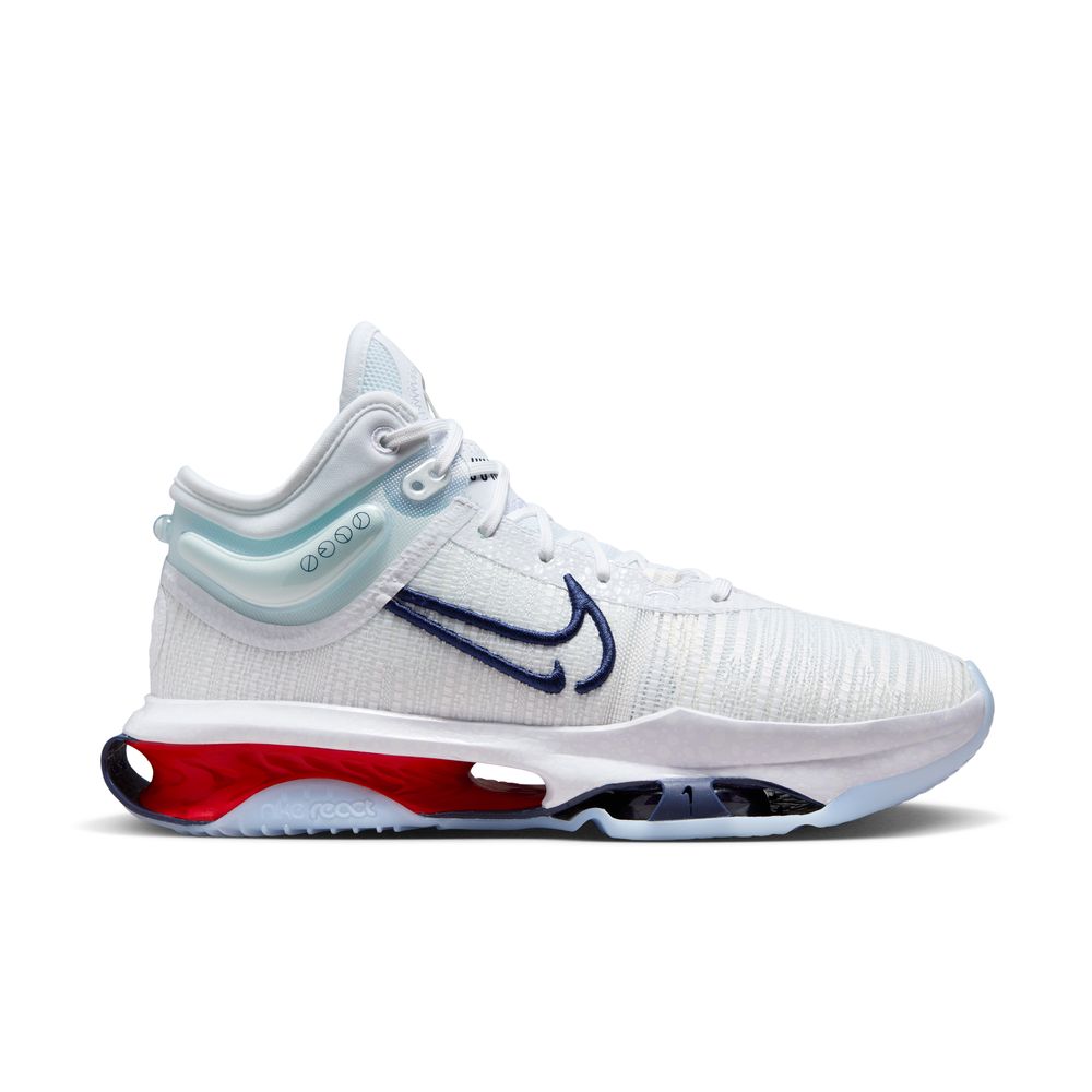 Nike Air Zoom G.T. Jump 2 Basketball Shoes 'White/Midnight Navy/University Red/White'