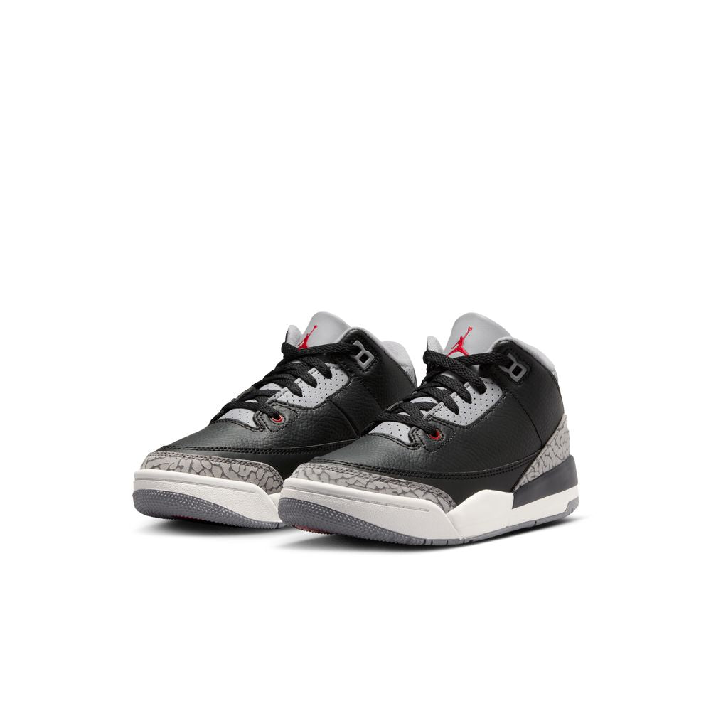 Jordan 3 Retro "Black Cement" Little Kids' Shoes (PS) 'Black/Fire/Cement'