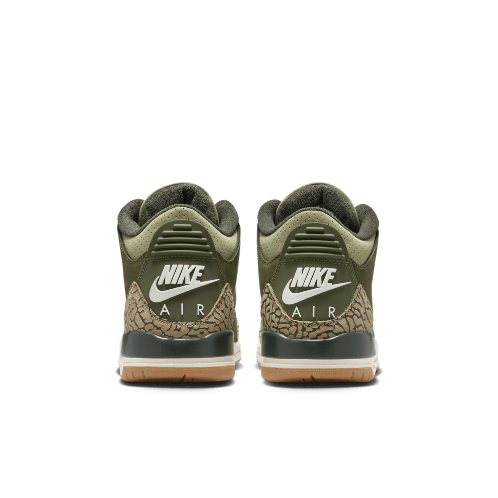 Air Jordan 3 Retro Big Kids' Shoes (GS) 'Olive/Sequoia/Sail'