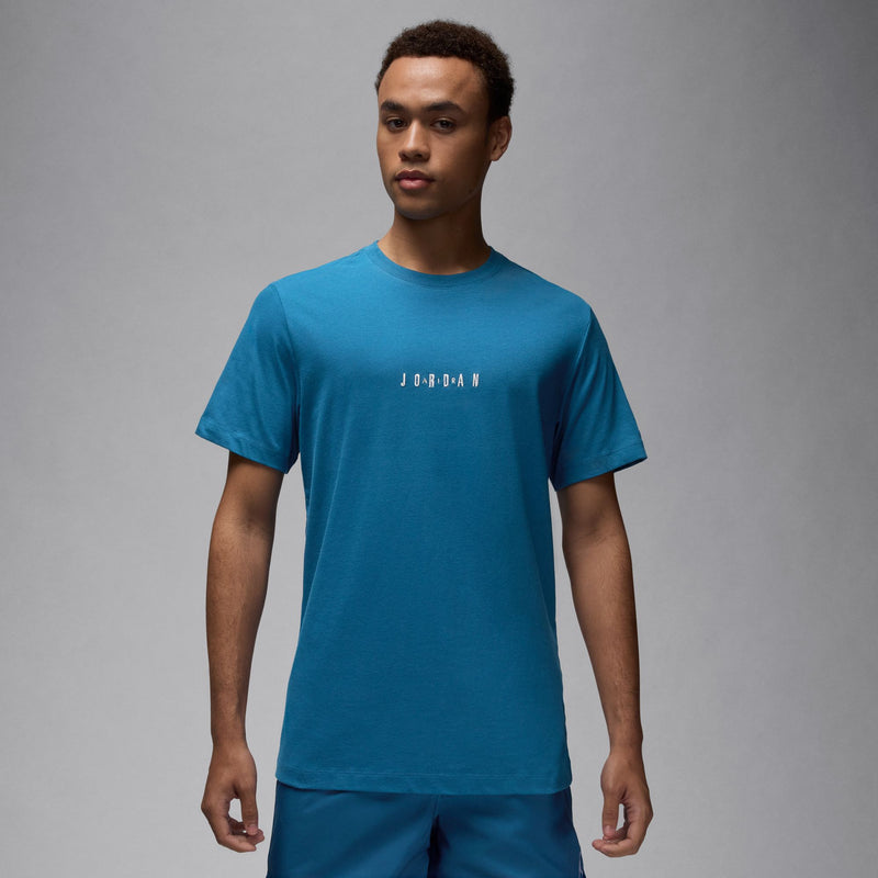 Jordan Air Men's T-Shirt 'Industrial Blue/Sail'
