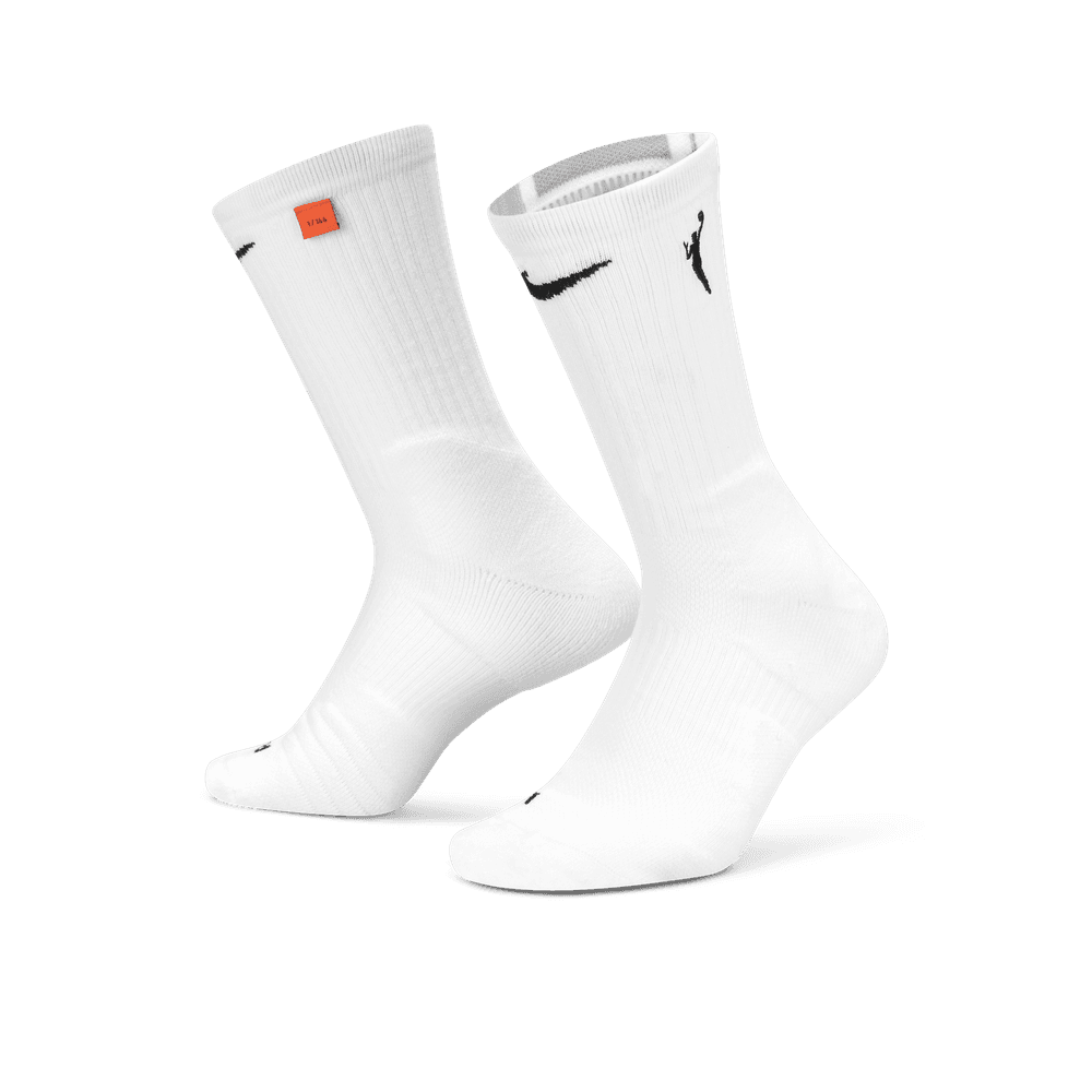 WNBA Elite Nike Basketball Crew Socks 'White/Grey'