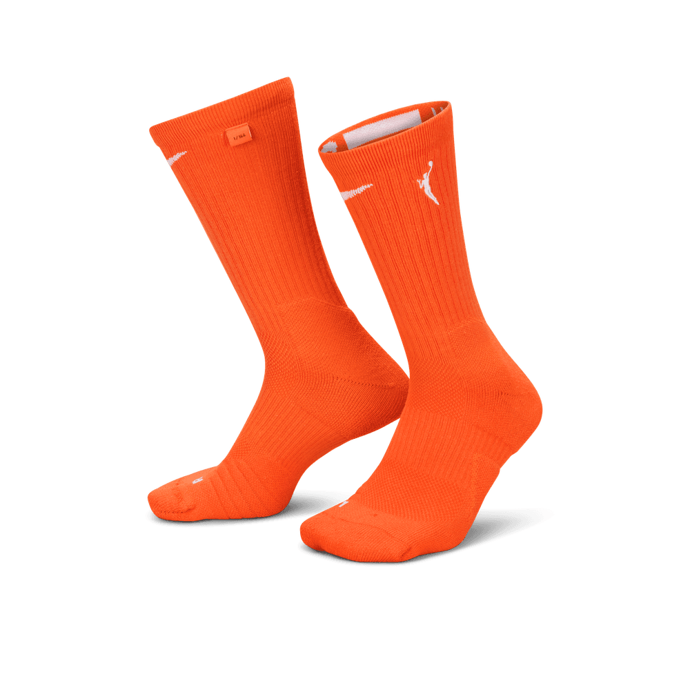 WNBA Elite Nike Basketball Crew Socks 'Orange/White'