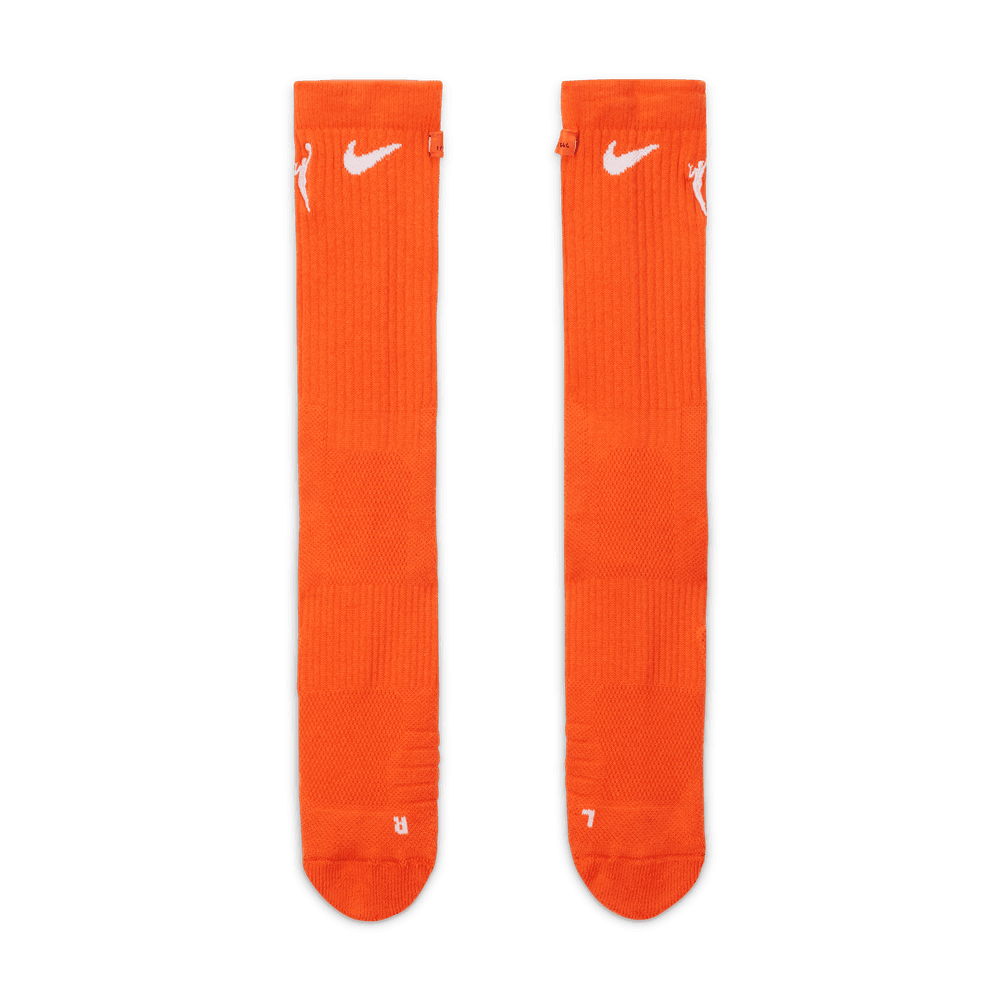 WNBA Elite Nike Basketball Crew Socks 'Orange/White'