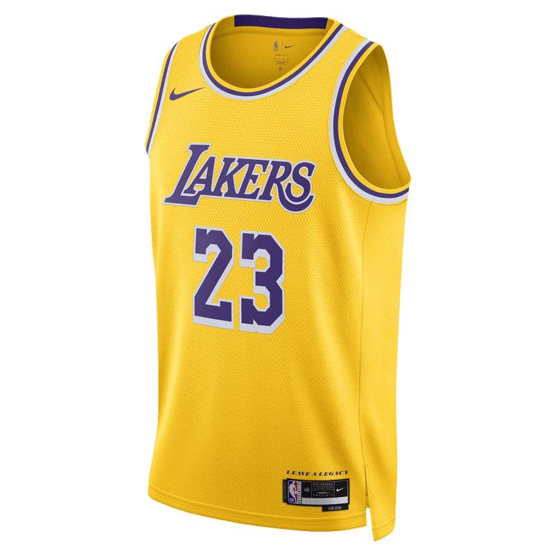 LeBron James Los Angeles Lakers Icon Edition 2022/23 Nike Dri-FIT NBA Swingman Jersey 'Amarillo'