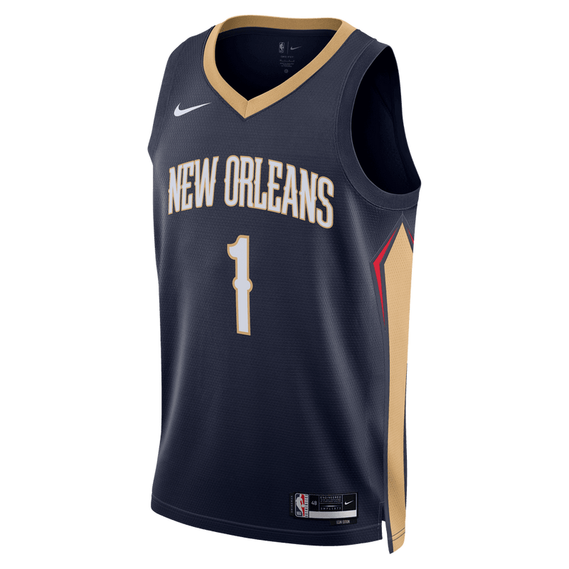 Zion Williamson New Orleans Pelicans Icon Edition 2022/23 Nike Dri-FIT NBA Swingman Jersey 'Navy'