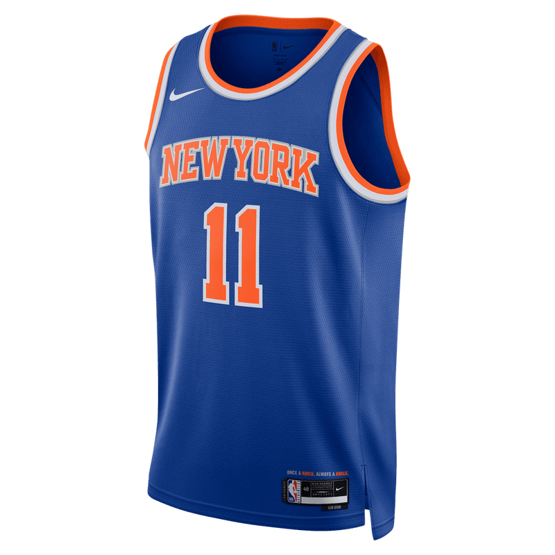 Jalen Brunson New York Knicks Icon Edition Men's Nike Dri-FIT NBA Swingman Jersey