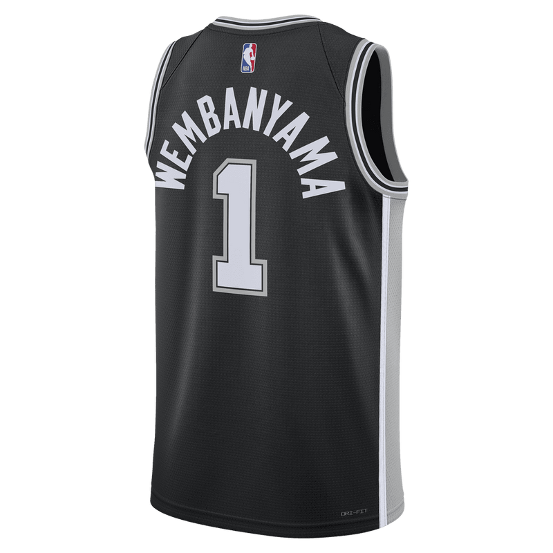 Victor Wembanyama San Antonio Spurs Icon Edition NBA Swingman Jersey 'Black'