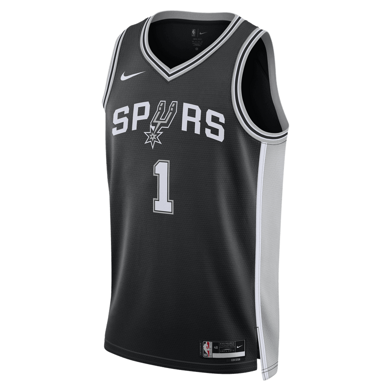Victor Wembanyama San Antonio Spurs Icon Edition NBA Swingman Jersey 'Black'