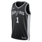 Victor Wembanyama San Antonio Spurs Icon Edition NBA Swingman Jersey 'Black'