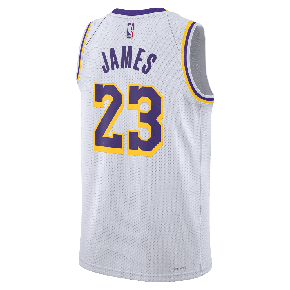 LeBron James Los Angeles Lakers Association Edition Nike Dri-FIT