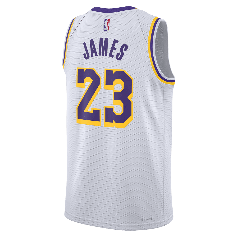 LeBron James Los Angeles Lakers Association Edition 2022 23 Nike Dri F Bouncewear