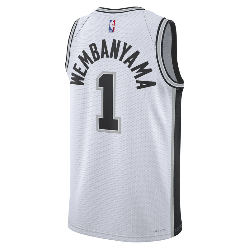 Victor Wembanyama San Antonio Spurs Association Edition 2022/23 Men's Nike Dri-FIT NBA Swingman Jersey 'White/Black'