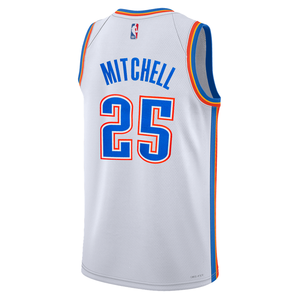 Ajay Mitchell OKC Association Edition jersey