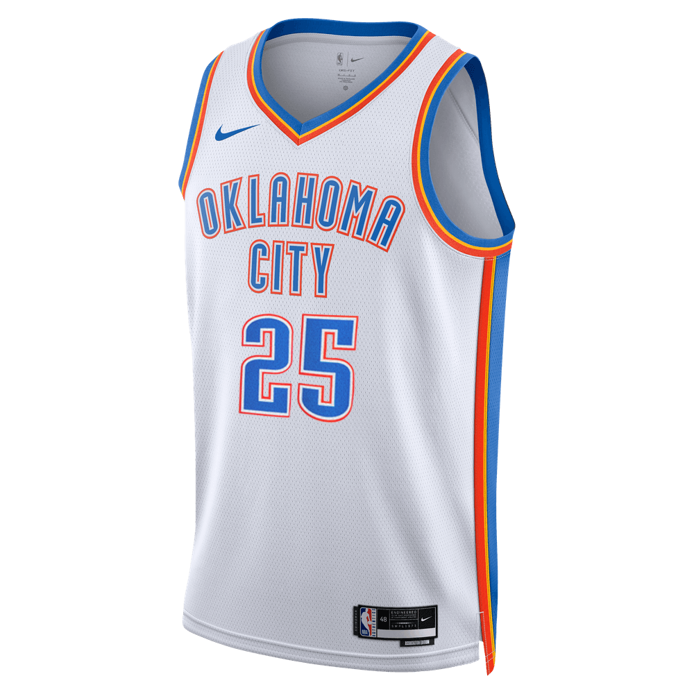 Ajay Mitchell OKC Association Edition jersey