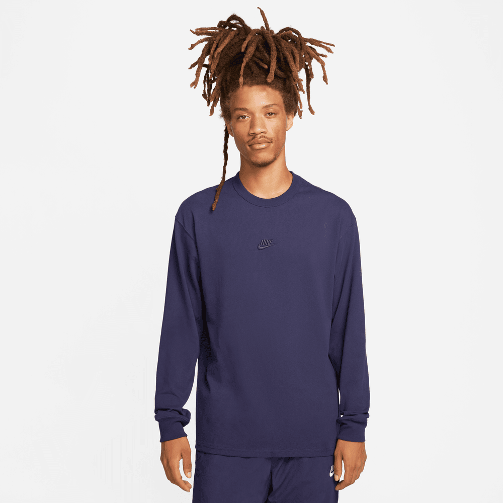 Nike Sportswear Premium Essentials Men's Long-Sleeve T-Shirt 'Purple'