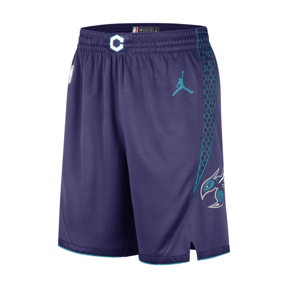 Charlotte Hornets Statement Edition Men's Jordan Dri-FIT NBA Swingman Basketball Shorts 'Orchid/Teal'