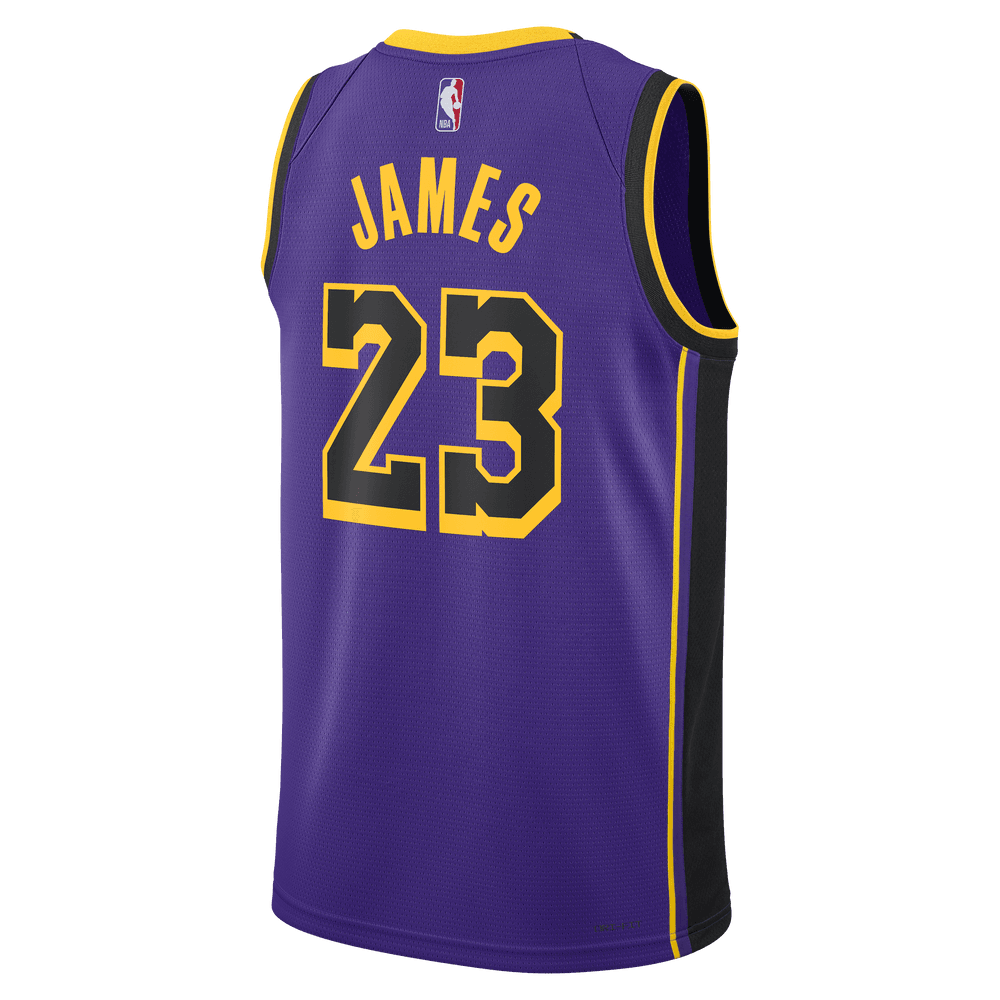 LeBron James Los Angeles Lakers Statement Edition Jordan Dri-FIT NBA Swingman Jersey 'Purple'