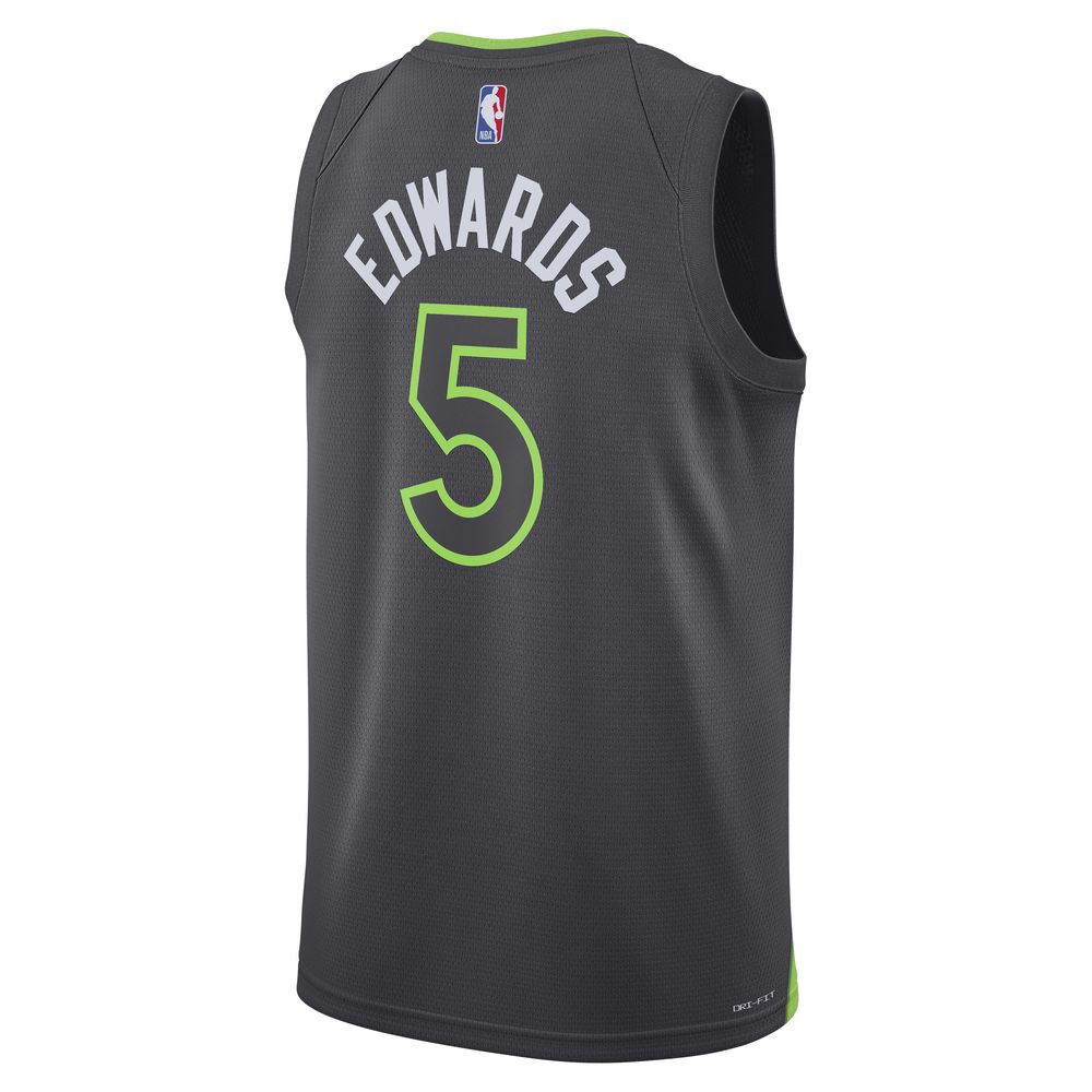 Anthony Edwards Minnesota Timberwolves Statement Edition Men's Jordan Dri-FIT NBA Swingman Jersey 'Anthracite'