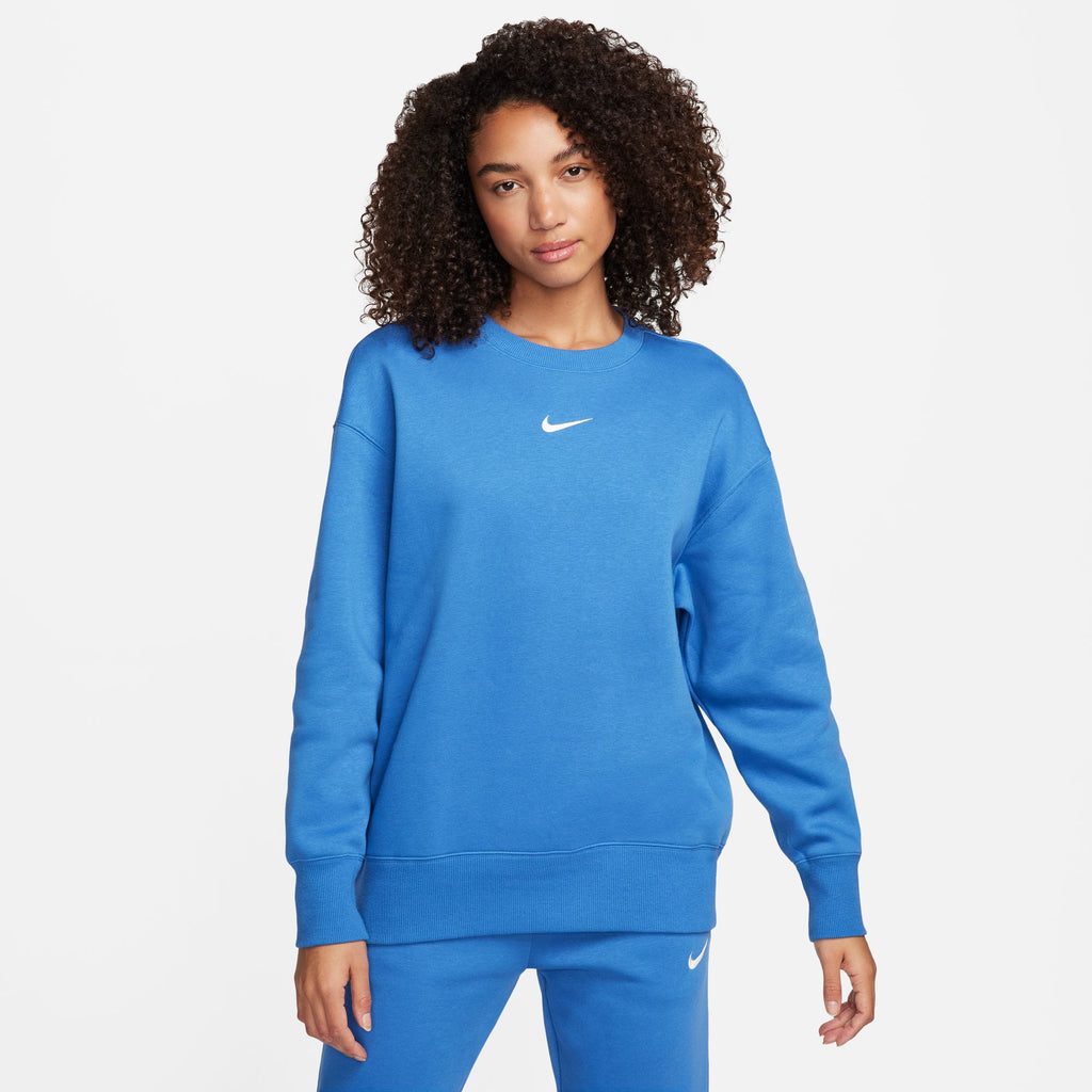 Nike Sportswear Phoenix Fleece Women's Oversized Crew-Neck Sweatshirt 'Blue/Sail'