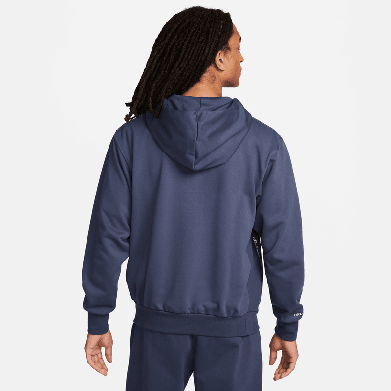 Nike Standard Issue Men's Dri-FIT Pullover Basketball Hoodie 'Blue/Ivory'