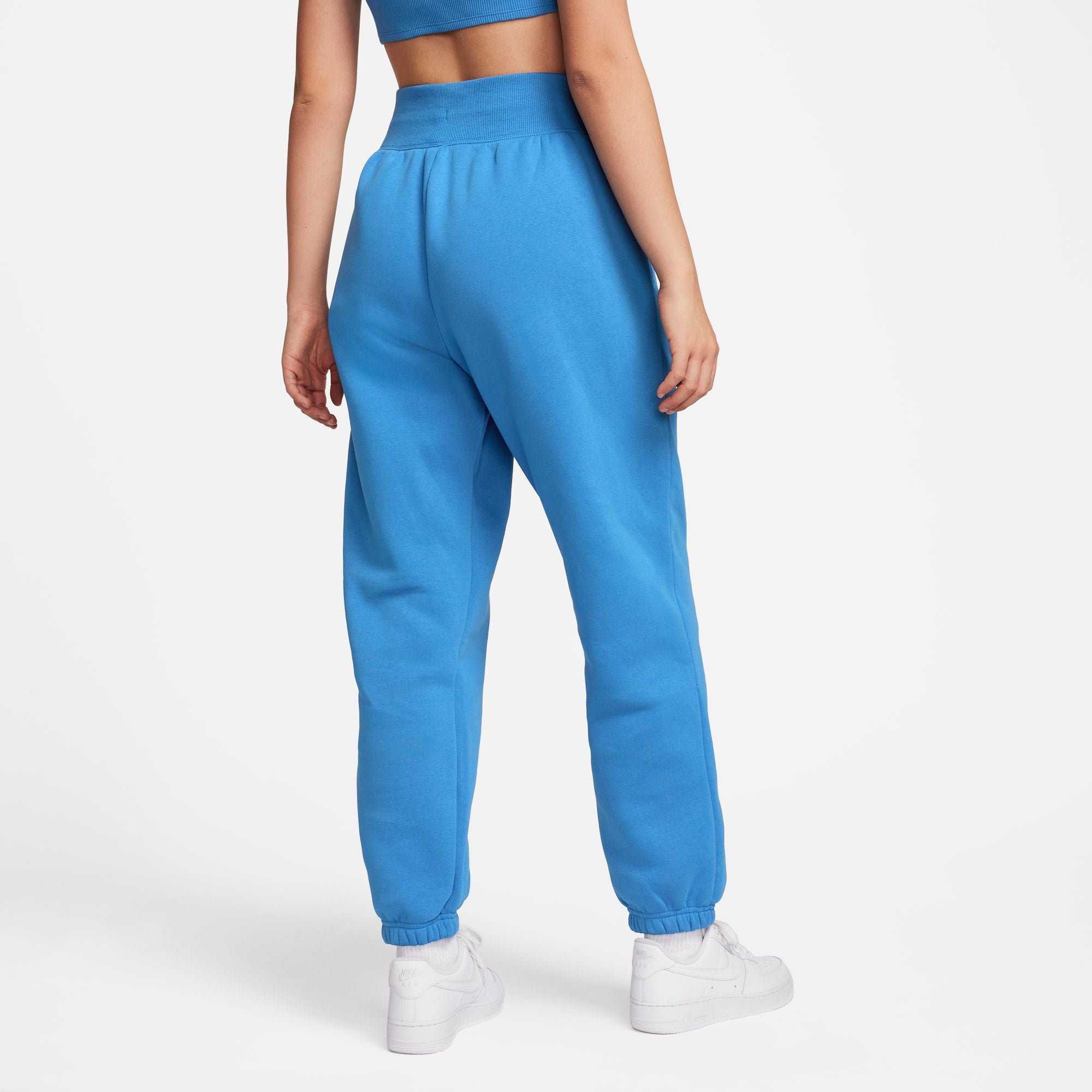 Nike Sportswear Phoenix Fleece Women s High Waisted Oversized Sweatpants Star Blue Sail