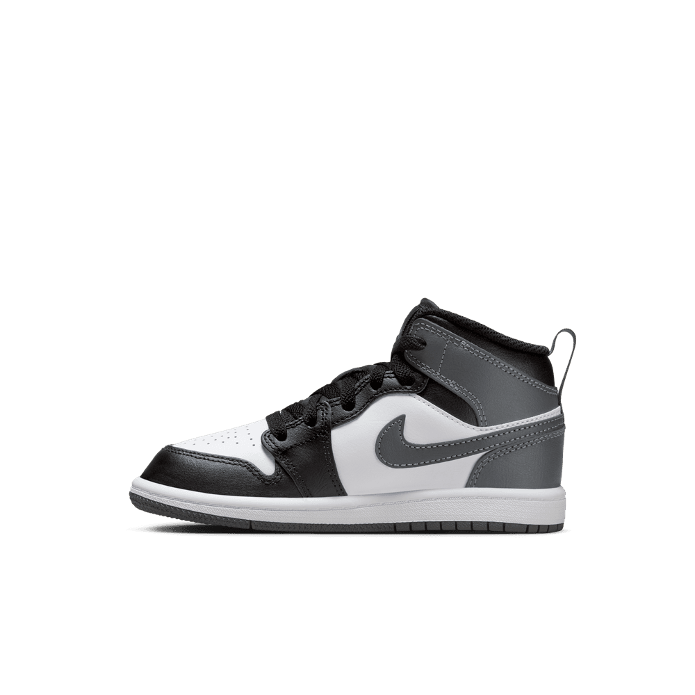Jordan 1 Mid 'Black/Iron Grey'