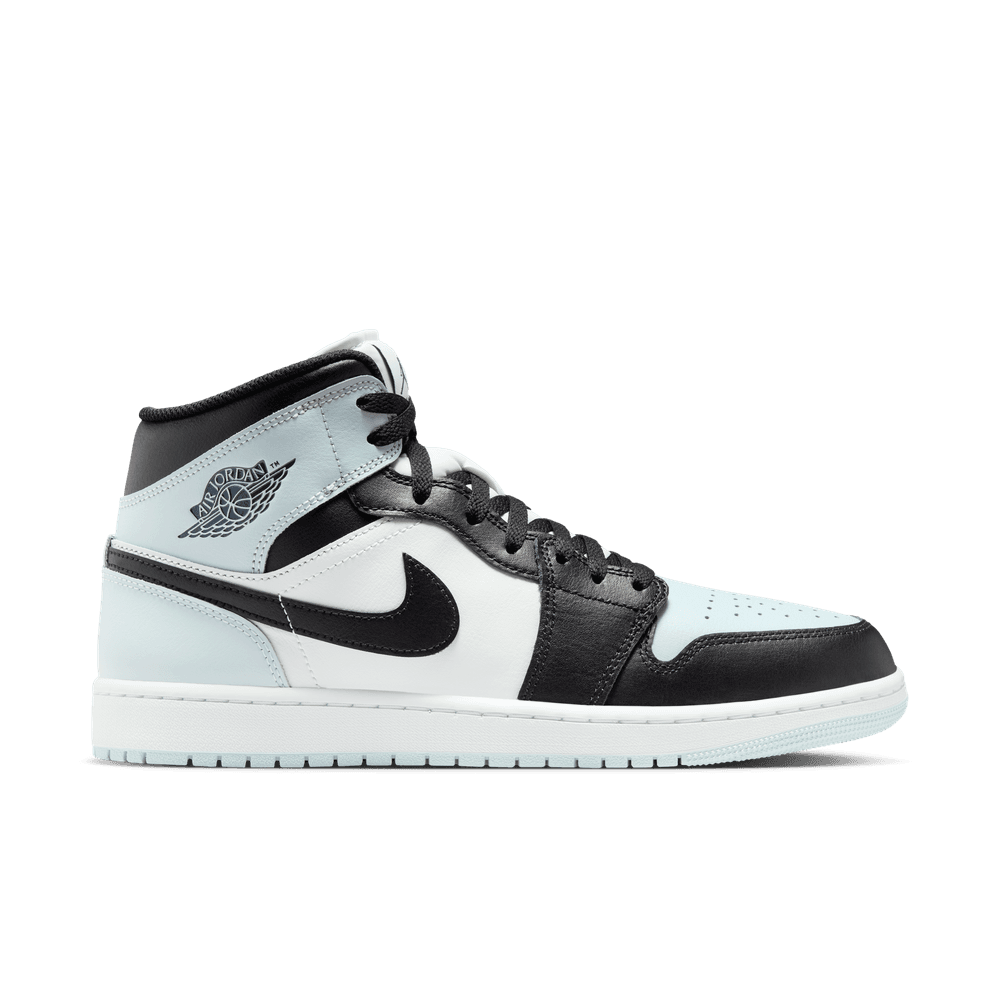 Air Jordan 1 Mid Men's Shoes 'Black/Squadron Blue'