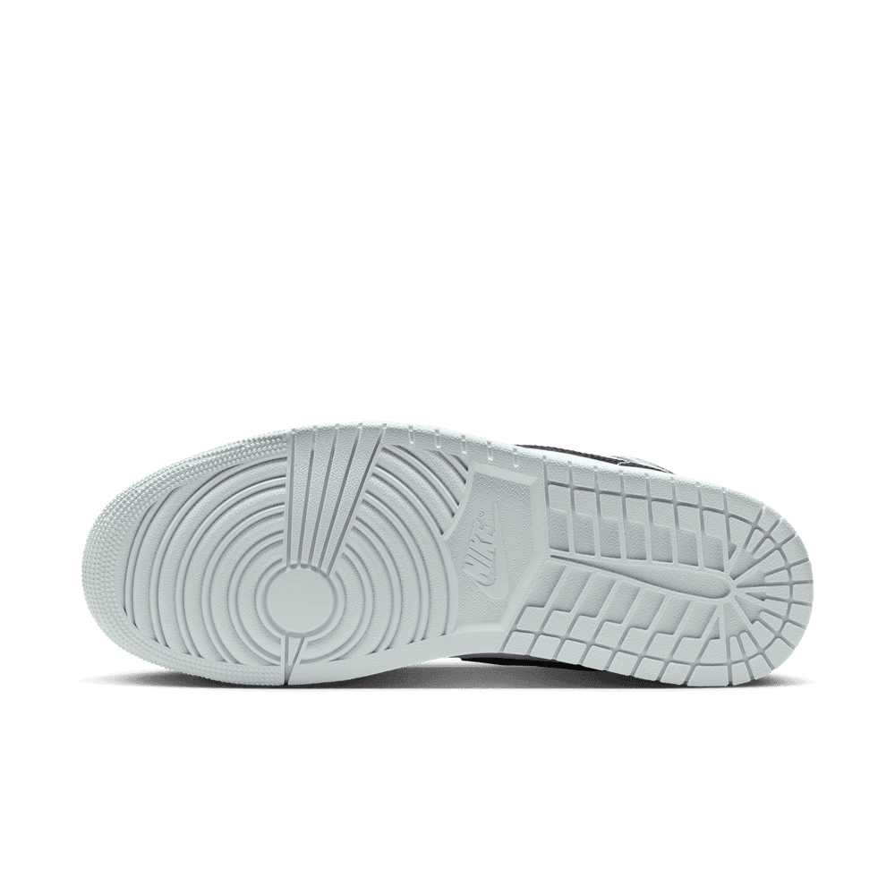 Air Jordan 1 Mid Men's Shoes 'Black/Squadron Blue'