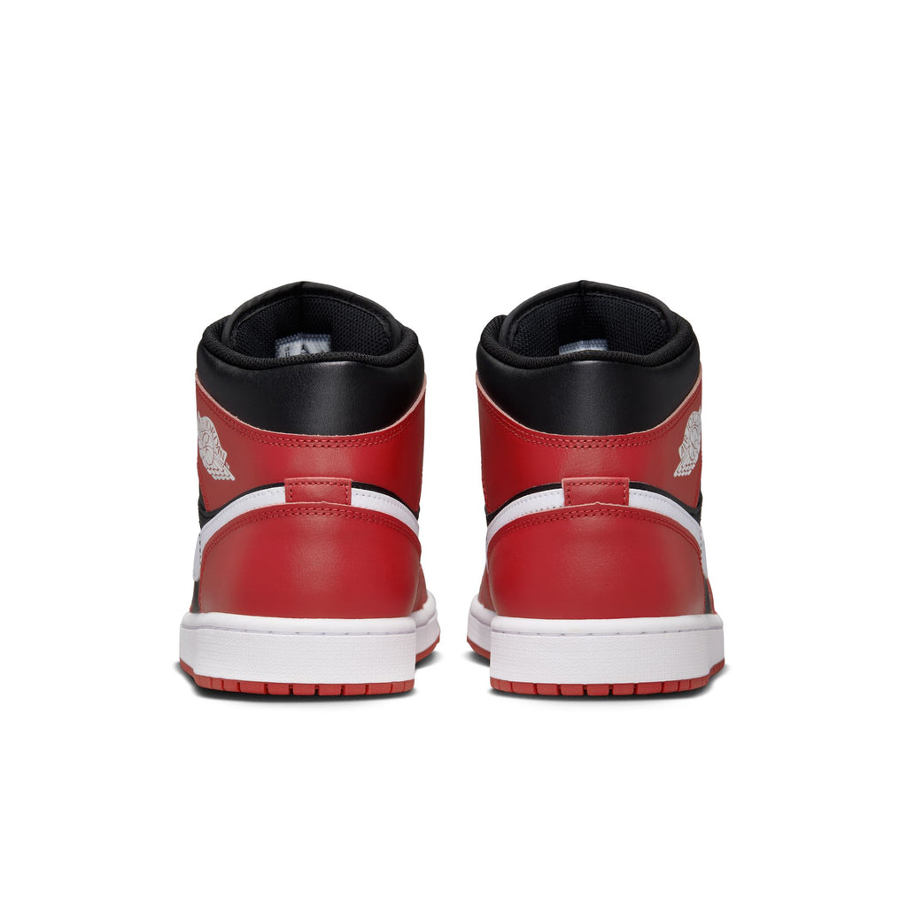 Air Jordan 1 Mid Men's Shoes 'Black/White/Gym Red'