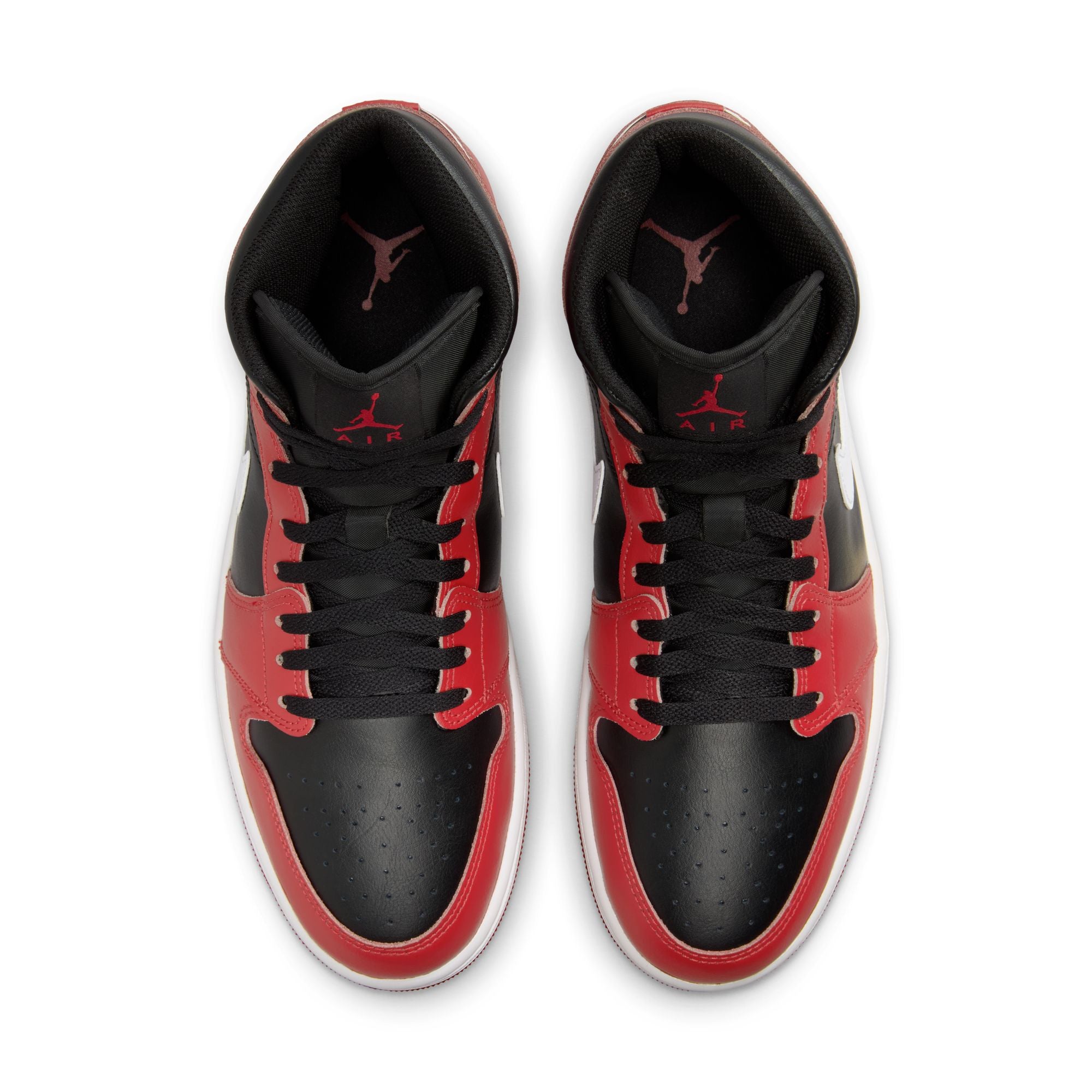 Gym Red Nike Jordans Rood Air Jordan Mid Men's Shoes 'Black/White