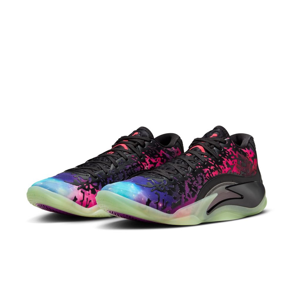 Zion Williamson Zion 3 "Galaxy" Basketball Shoes 'Black/Solar Red/Vivid Purple/Barely Volt'